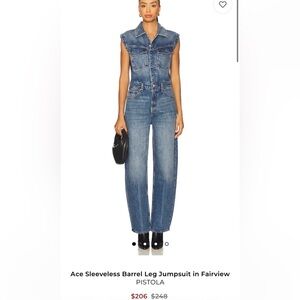 Ace Sleeveless Barrel Leg Jumpsuit in Fairview